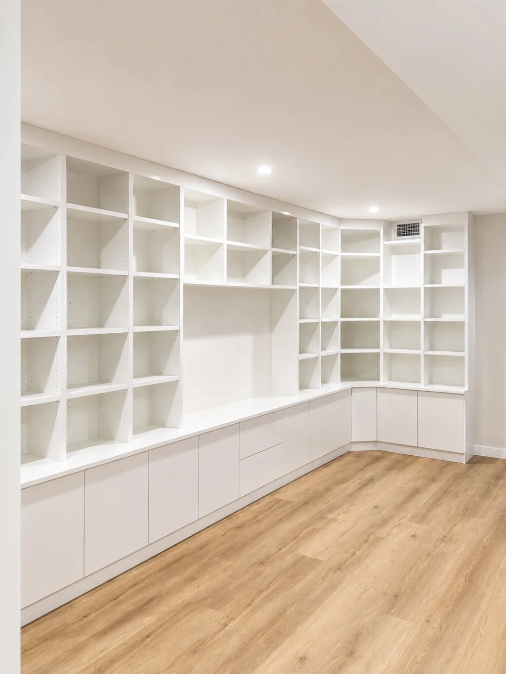 Built-in Bookshelves project